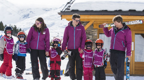 Ski holidays with young children