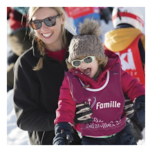 Skiing holiday with childcare